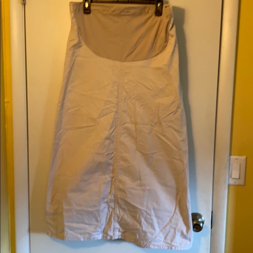 R.E.B.E.L Maternity Denim Jean Skirt Maxi 8